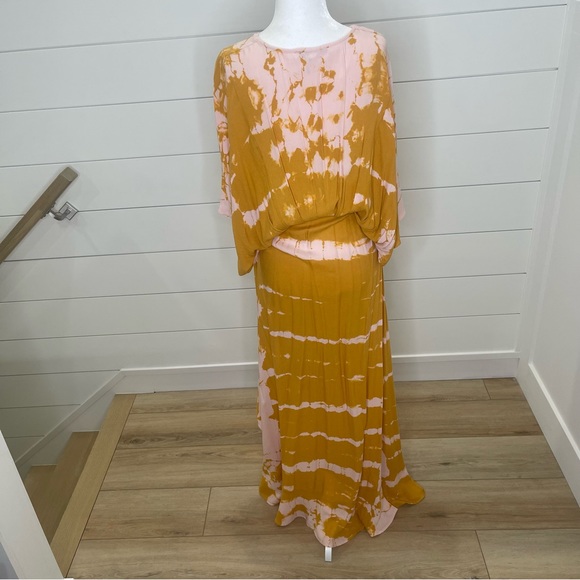 Young Fabulous & Broke Tie Dye Boho Ruffle Maxi Dress - Picture 6 of 9